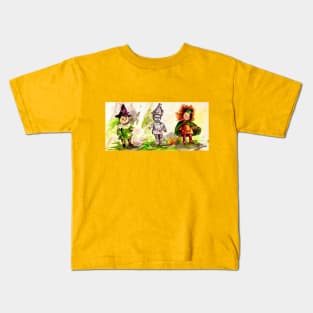 Madame Alexander McDonald happy meal Wizard of Oz collector dolls lion, scarecrow, and tin man. Kids T-Shirt